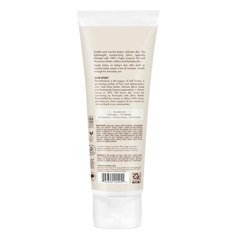 SheaMoisture Baby Lotion with 100% Virgin Coconut Oil for Baby Skin, Clear Skin Moisturizer, 8 oz