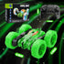 360 4WD 5-7 8-12 Remote Control Car-Rechargeable Fast Direct Charging RC Cars For Kids with Colorful Light,Double-Sided