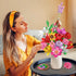 Flower Bouquet Building Set, 1488 PCS Botanical Collection, 18 Flowers Models Birthday Gift for Adults & Kids