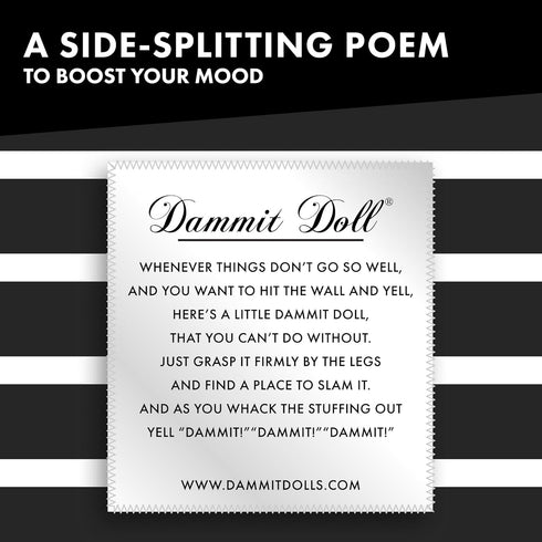 Dammit Doll - Limited Edition - Andy Artist-Inspired Stress Relief, Gag Gift