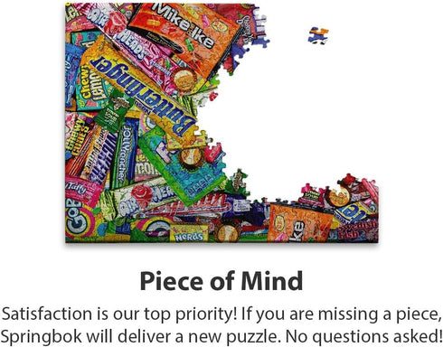 Sweet Tooth Jigsaw Puzzle - 1000 Pieces by Springbok - Made in USA
