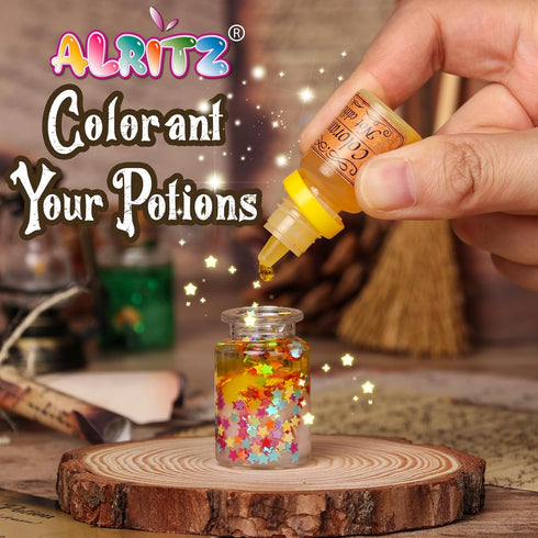 20 6 7 8 9 10 11+ Alritz Mystery Potion Kits for Kids, Magic Mix Witch Potion Bottles, Happy Birthday Party Craft