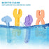 Fu Store 4 Pack Soft Silicone Teething Toys for Toddlers Infant Baby Teethers Hammer Spanner Wrench Pliers Set (Hammer