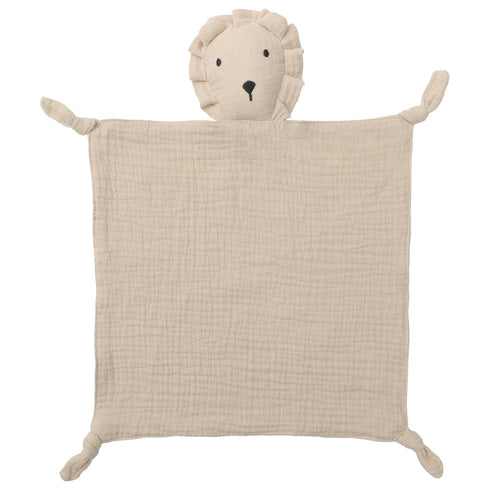 Premium Soft Muslin Cotton Lion Loveys Soft & Breathable Newborn Security Blanket,