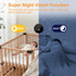ZHENHAN Mini Camera Wireless Cam with Advanced Night Vision & Motion Detection, Remote Control Phone App, Dual SD/Cloud