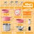 Kids Play Kitchen Toy Accessories Set Toddler Cooking Playset Colorful Stainless Steel Pots and Pans Birthday Gifts for 3+ Girls Boys (Pink)