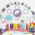 Tummy 5 Jovow Baby Gym with Musical Piano,Baby Play Mat Time Baby Activity Gym Mat with Infant Learning Sensory
