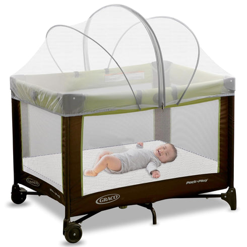 jiangcha Pack N Play Tent Cover - Bassinet Cover for Pack N Play/Travel