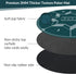 24/31/47/55/63inch 6-8 nuveti Round Poker Mat for Texas Holdem | Portable Poker Table Top with Art Deco Layout Print