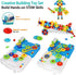 Gears Toys for Kids Ages 4-8, STEM Educational Construction Building Toy Set for Boys and Girls, Creative Learning