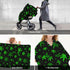 Zhbvncp Green Weed Leafs Baby Car Seat Cover & Breastfeeding Nursing Cover - Breathable Stretch Fabric Multi-Use