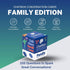 200 Chatbox Conversation Starter Cards - Family Games for Kids and Adults - Fun Travel Games - Party Card Game