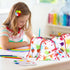Honoson 24 Pieces Paint Art Gift Favor Bags, Painting Theme Drawstring Bags for Kids Art Party Birthday Decorations