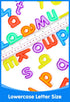 78 Pcs Translucent Lowercase Letters - Plastic Alphabet Letters - Light Table Play and Early Learning Manipulatives