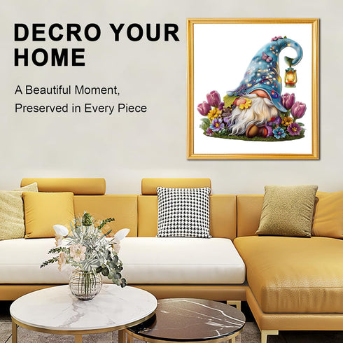 300 15*14.5in Wooden Puzzle for Adults, Dreamy Gnome Wooden Jigsaw Puzzle Piece, Unique Shape Wooden Puzzles Adults