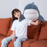 MorisMos Giant Stuffed Animal Shark Plush, Large Soft Shark Pillow Toy for Kids, 32in