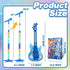 MOEAWS Set, 3-5 5-9, Kids Guitar and Microphone Toy Guitar with Adjustable Volume and Strap, Microphone with Stand