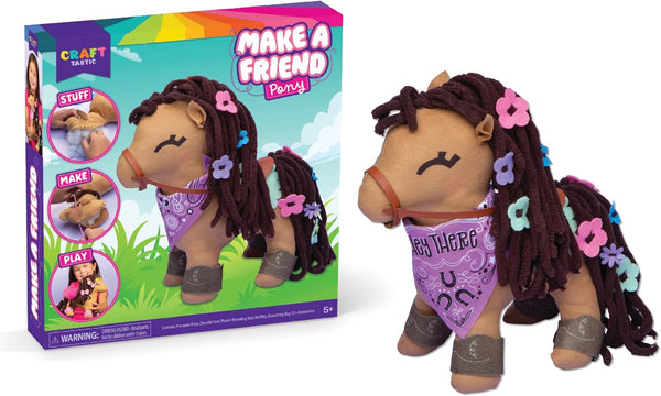 Craft- Tastic - Make a Friend Pony - Mini Sewing Kit, Arts
