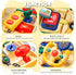 HONGTUO School Bus Toy with Sound and Light, Simulation Steering Wheel Gear Toy for Toddlers