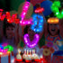 6 PCS Light Up Pop Tubes for Kids, Glow Sticks Party Favors, Neon LED Stretchy Bracelets for Children