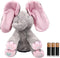Dimple Kaia Elephant Stuffed Animal Toy - Animated Plush Pink Singing Elephant,