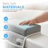 Elbow Set 1.5" Bath Kneeler and Rest Pad - Thick Comfortable and Painless Foam Mat - Baby Bath Kneeling Pad with Toy