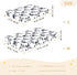 Mazeann 52" 28" 9" Farm Cows Cute Crib Sheets Soft Breathable Fitted Cotton Baby Crib Sheets Mattress Cover for Girl