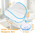 Portable Mosquito Net Tent, Folding Mosquito Head Net, Pop Up Netting for Bedding Camping Traveling, Large