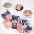 20 Inch 3 Aori Weighted Reborn Baby Doll - Hyper Realistic Lifelike Newborn Girl with Outfit, Collectible Soft Body