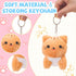 12 Set HAPGFS Pcs Mini Plush Kitty Stuffed Cats, Cat Party Favors with Keychain Gift Toys with Carton House, Kids