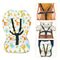 Baby High Chair Seat Cushion Liner Pad Cover Mat and 5 Point