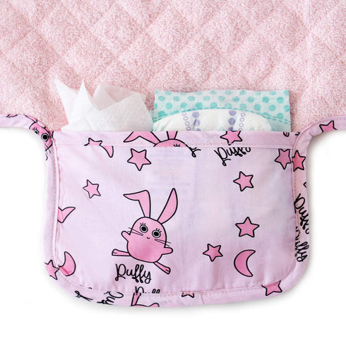 Milk&Moo Baby Changing Pad, Waterproof Portable Changing Pad Clutch, Foldable Ultra Soft Diaper Mat, Lightweight Design