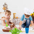 Kids Super Durable Kitchen Toys Set, 27 Pieces Pretend Play Dish Toy with Wash and Dry Tableware Dish Rack and Drainer