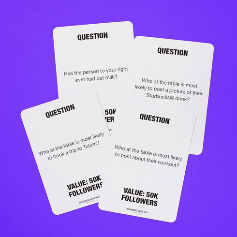 Influencers in the Wild Board Game - 2-6 Players - Social Media Card Game by Tank Sinatra