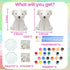 Paint Your Own Dog Lamp Kit: 2pcs DIY Dog Art Craft Painting Kits for Kids Age 4-12, Creative Gifts for Easter