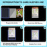 RIXUGIT 200ct 55pt 3" 4" 100ct 100ct x Hard Plastic Card Protector - Hard Card Sleeves and Soft Card Sleeves