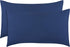 2-Pack Toddler Travel Pillowcases, 100% Soft Microfiber, Hypoallergenic, 14" by 20" Kids Pillowcases, Solid Navy