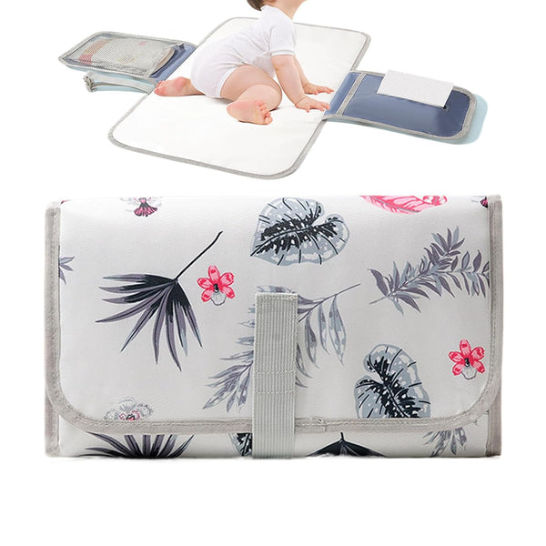 Generic Diaper Changing Pad Portable Infant Changer Mat, Slim Travel Accessory with Storage