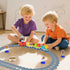 Sotodik Set Electric Train for Toddlers,Train Toys with Lights,Realistic Music Sound, Steam Spray,Traffic Sign