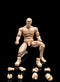 Lmzauet 1/12 Scale Action Figures Custom Muscle Male Figure Body