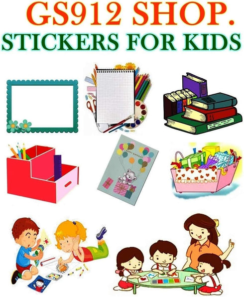 Stickers Glitter Pack, 10 Sheets Little Duck Sticker Cartoon, Kids Scrapbooking, Xmas Birthday Party Favors