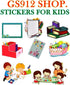 Stickers Glitter Pack, 10 Sheets Little Duck Sticker Cartoon, Kids Scrapbooking, Xmas Birthday Party Favors