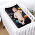 Stretch Ultra Soft Changing Pad Cover for Baby Boys Girls, Cosmic Galaxy Patterns, Fits 32" x 16" Contoured Pad