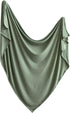 mushie Stretchy Baby Swaddle Blanket | Extra Soft & Snug Fit |