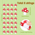 Sinload 8 Pcs Mushroom Theme Garlands Fairy Birthday Party Decorations Forest Wonderland Paper Cutouts Banners