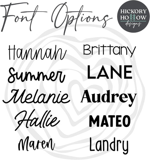 100% Hickory Hollow Designs Personalized Baby Blanket with Name, Baby Girl Gifts, Custom Baby Blanket, Cotton, Baby