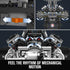 10206 V8 Sets, Set, 14+ Teens(737 Mould King Engine Model kit that Runs, Build Your Own Cars Combustion Battery/Motor