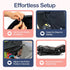 Stroller Sun Shade Extender Universal Clip-On Baby Stroller Sun Shade Cover, UV Protection, Breathable See-Through
