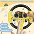 1-3 Toyvian Kids Steering Wheel - Simulated Driving Controller, Early Education Pretend Driving Toy with Light Music