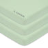 American Baby Company 3 Pack 100% Natural Cotton Fitted Mini Crib Sheets